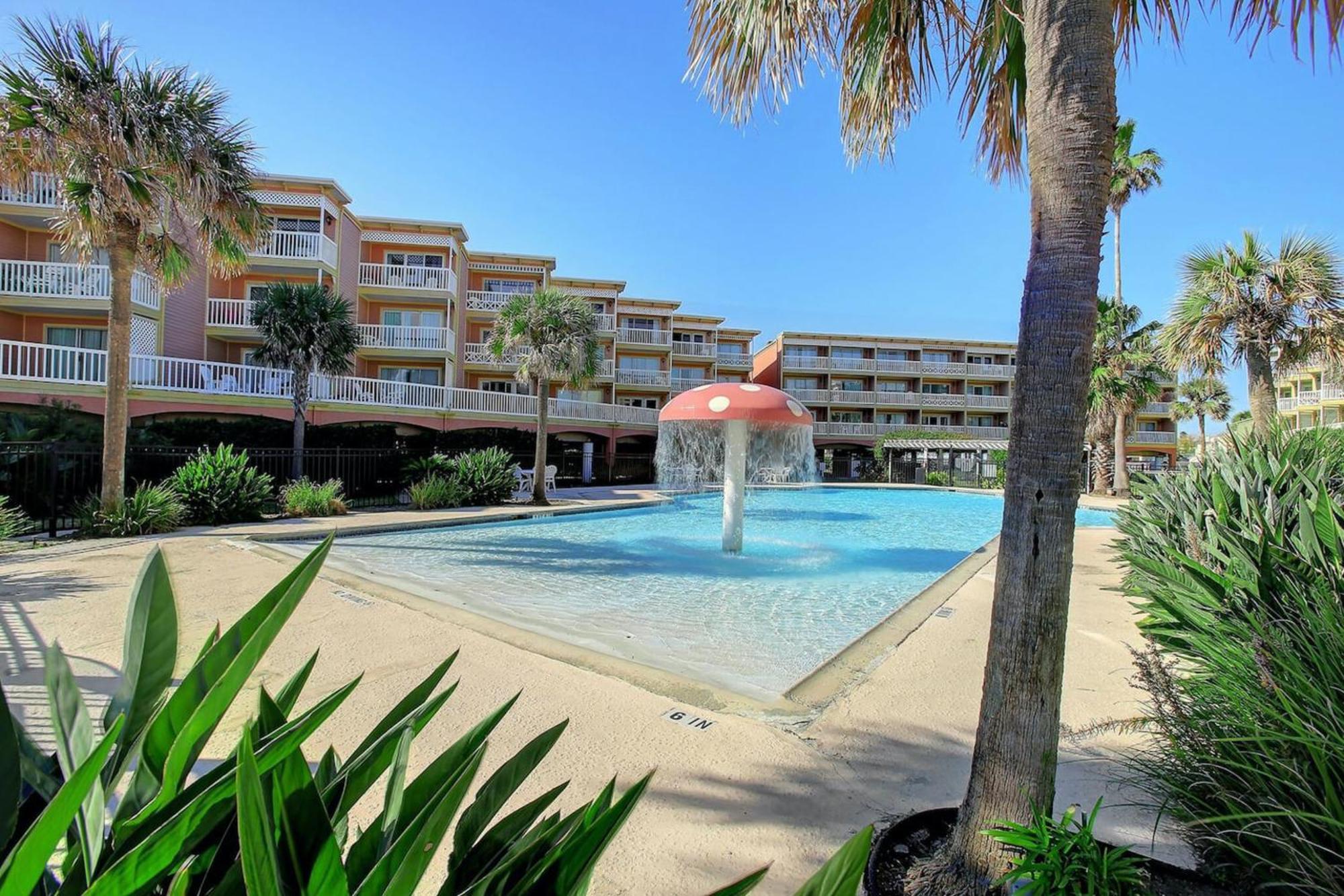 Beachfront Haven Leilighet Galveston Eksteriør bilde