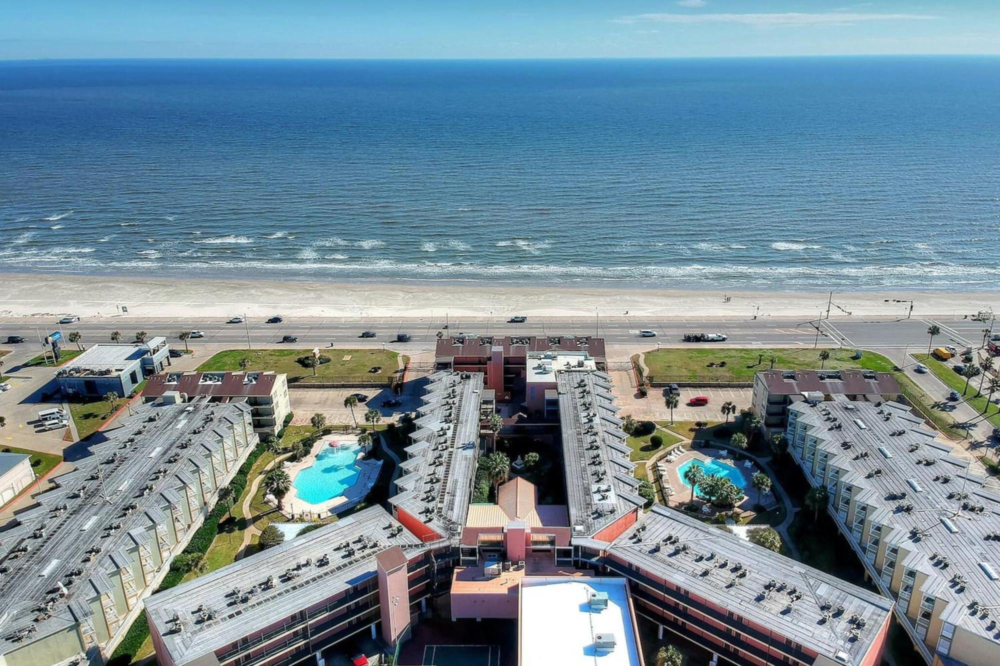 Beachfront Haven Leilighet Galveston Eksteriør bilde